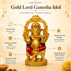 Gajanand Gold Ganpati Idol