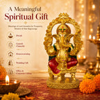 Gajanand Gold Ganpati Idol
