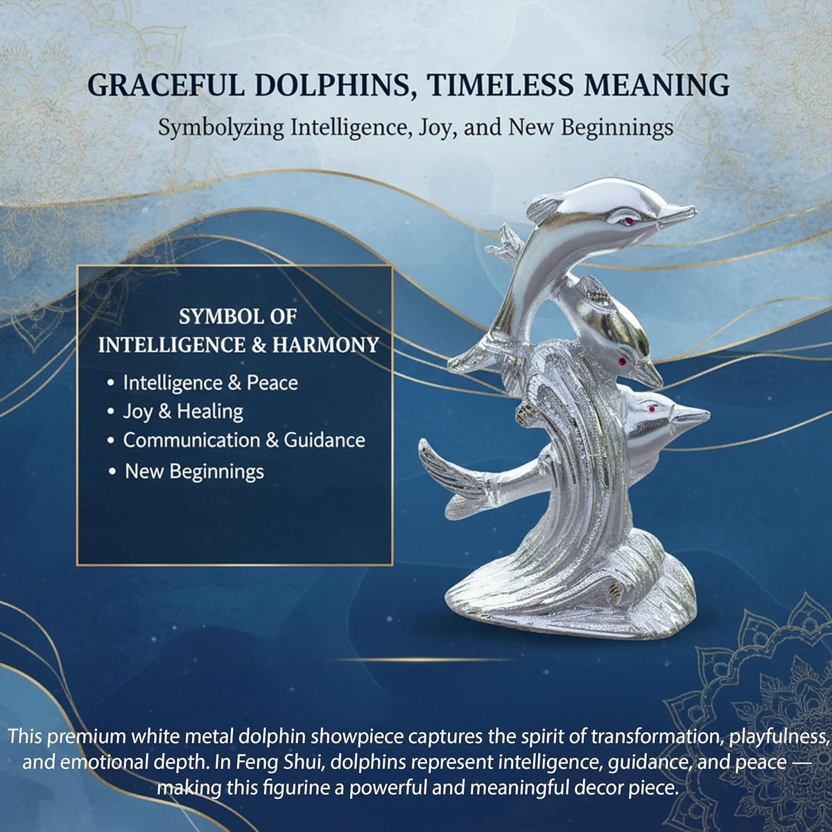 Dolphin Harmony Showpiece