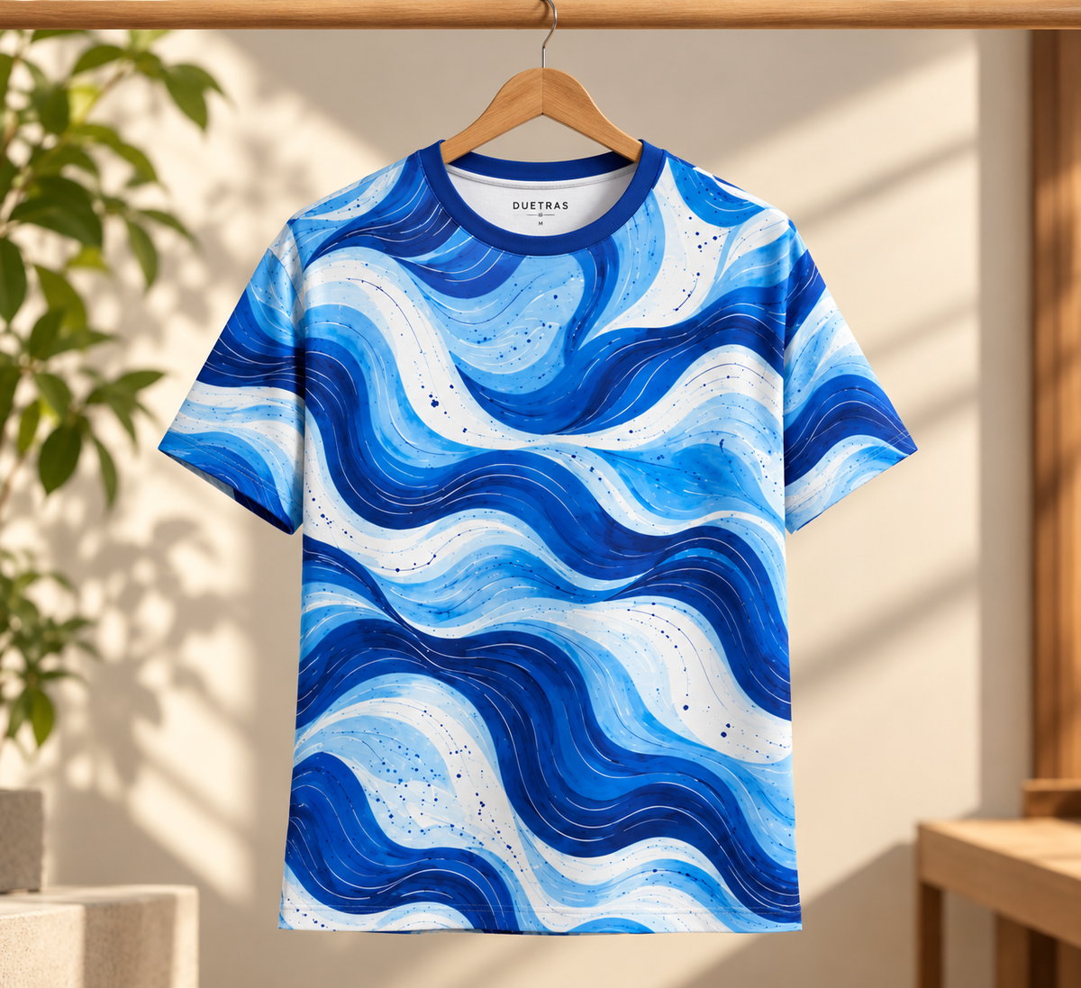 Forma Wave T-Shirt — Ocean Blue