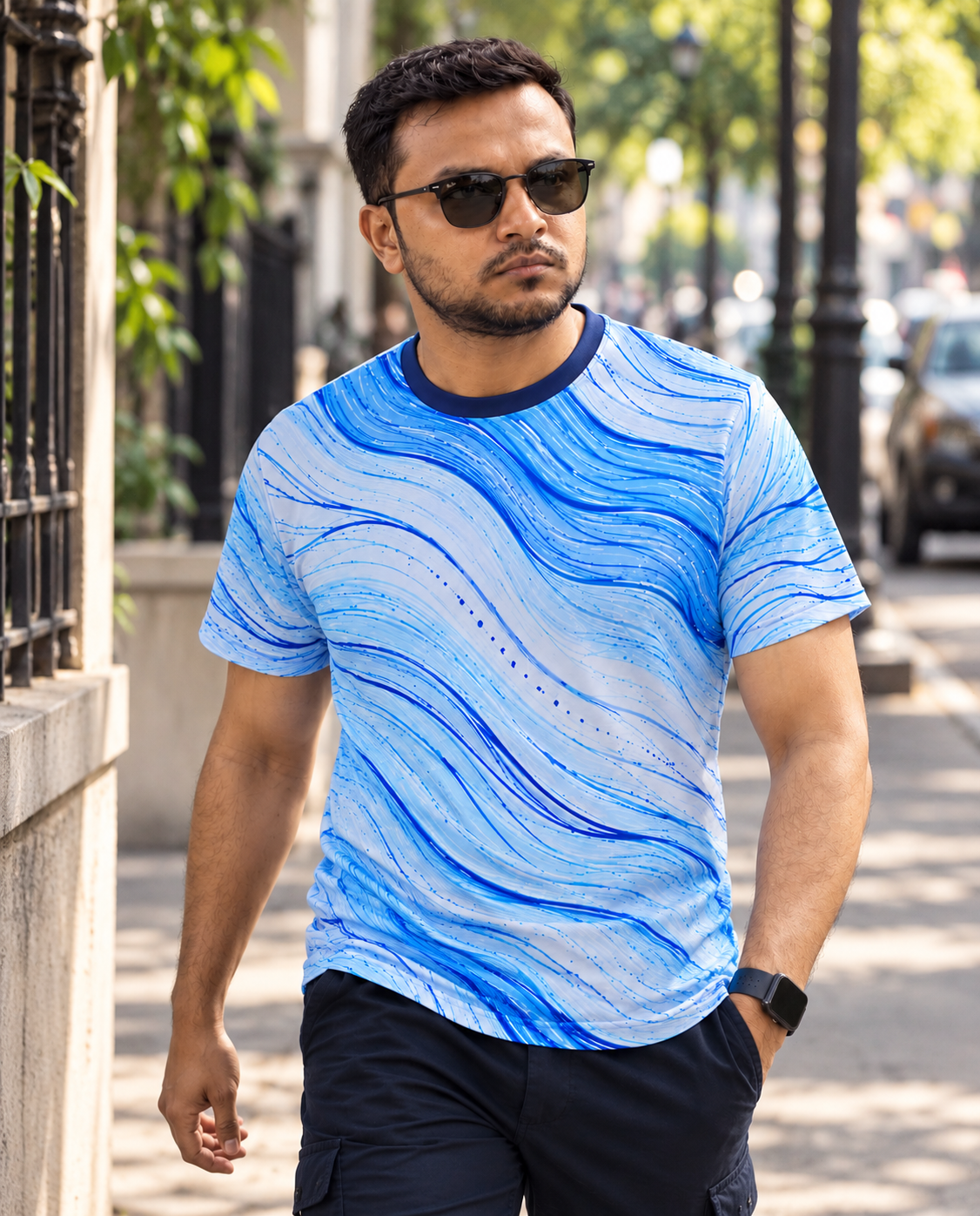 Forma Arctic Flow T-Shirt — Ice Blue