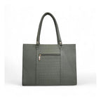 [ Duetras x Dazzle ] Vanity Croco Tote — Olive Green