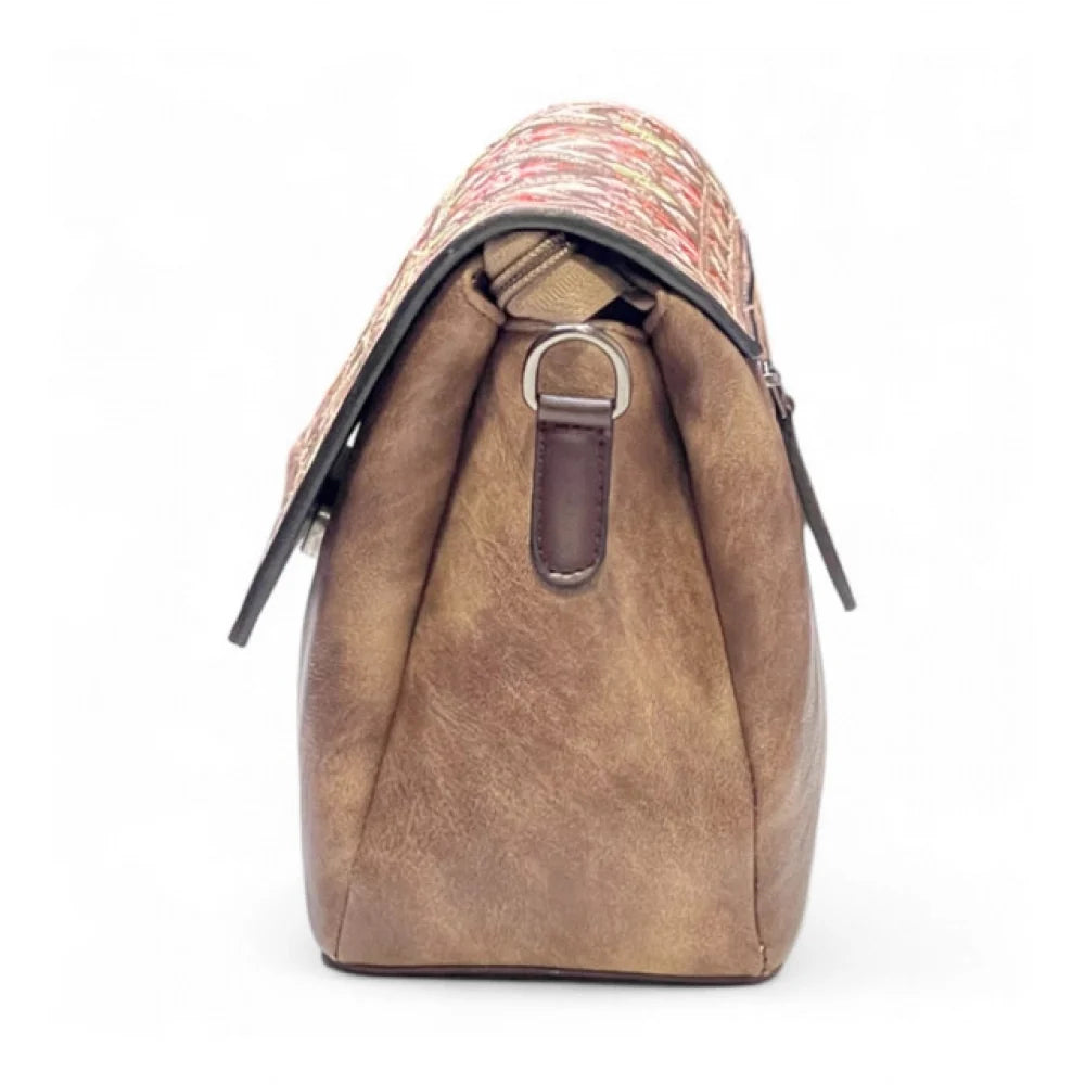 Vanity Floral Sling Bag — Terracotta